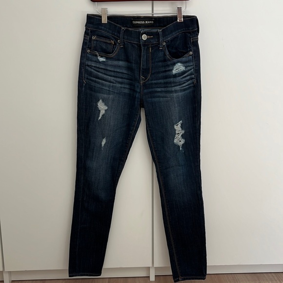 EXPRESS STRETCH SKINNY JEANS SZ 6s - Picture 1 of 7